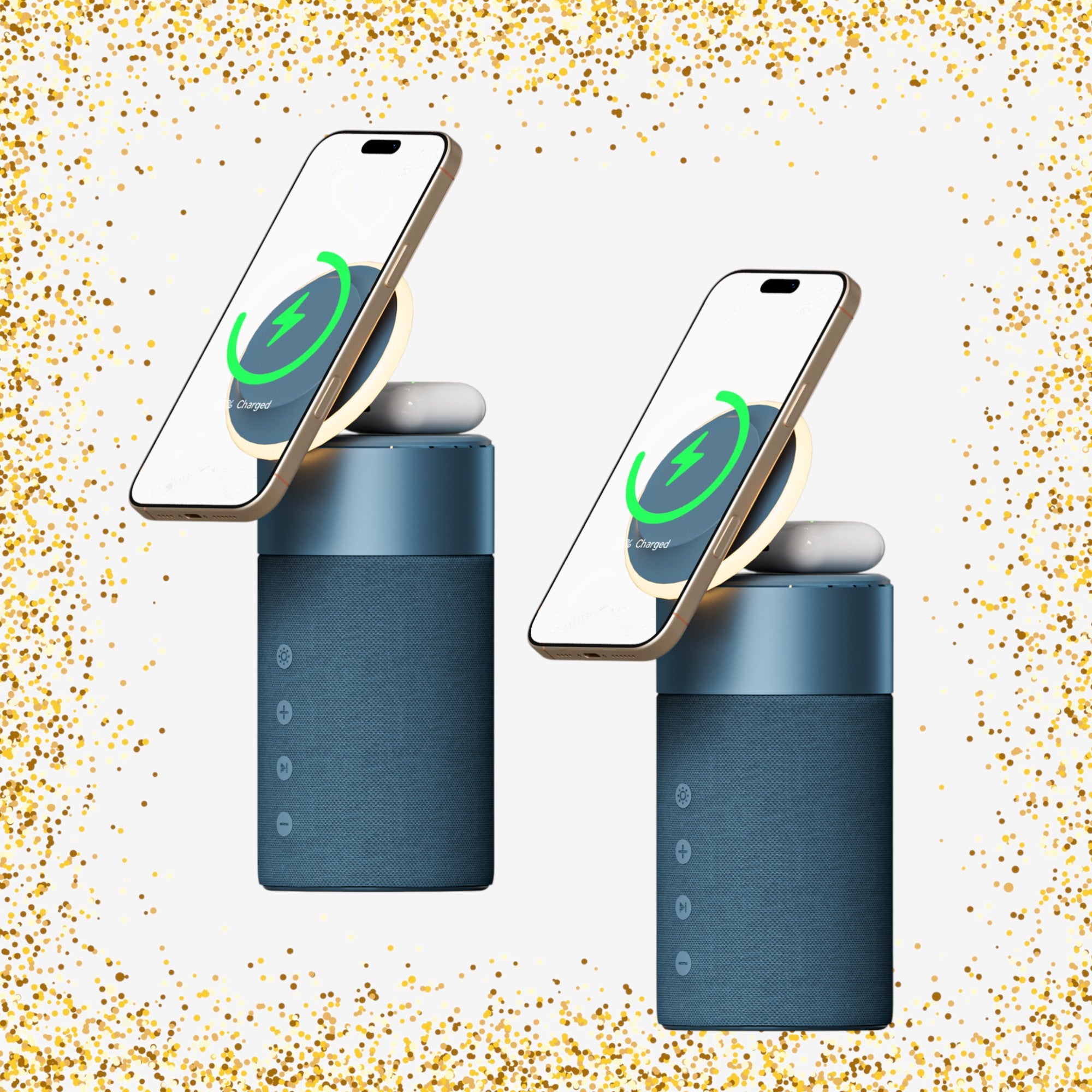 Duo Pack - Halo Bluetooth Charging Speakers