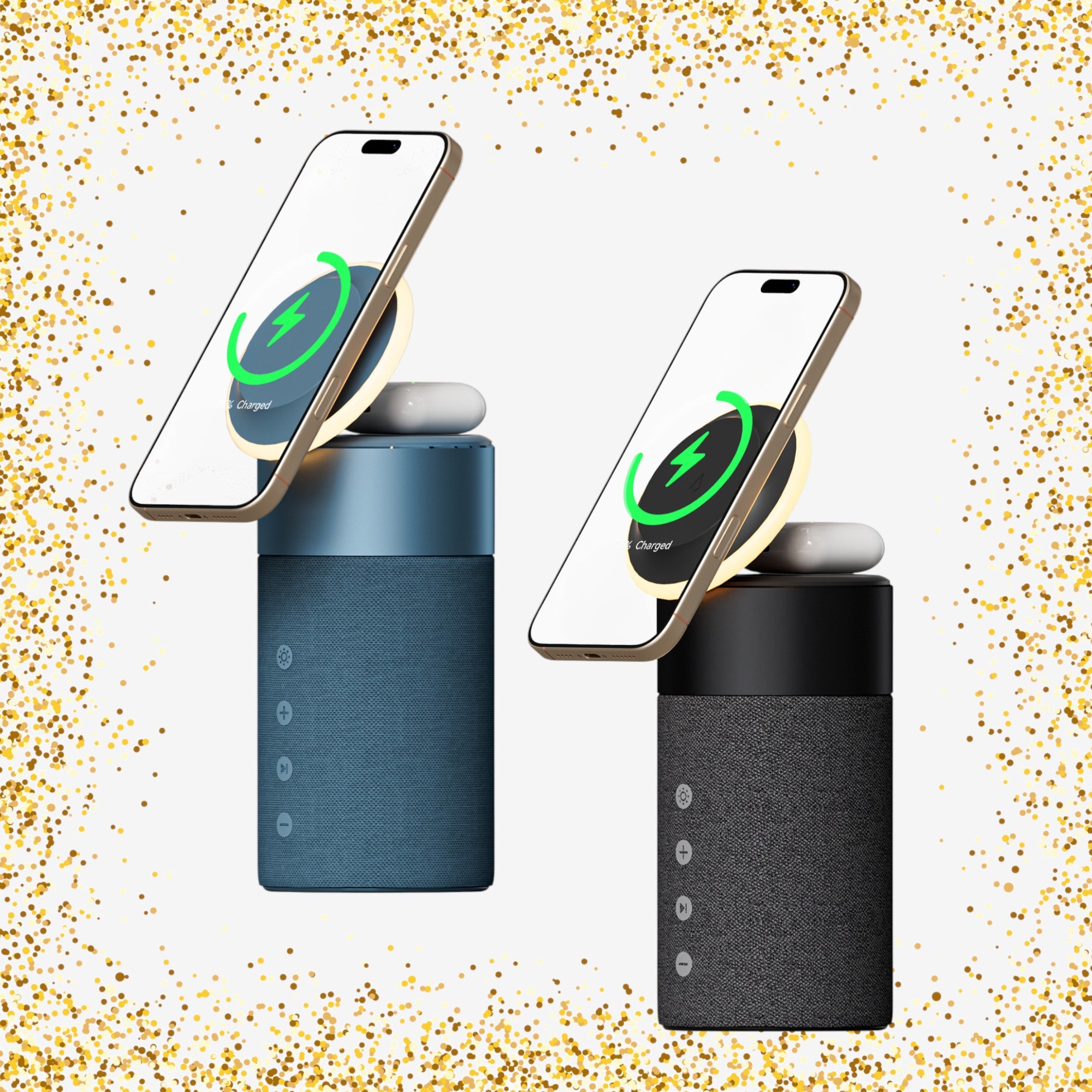 Duo Pack - Halo Bluetooth Charging Speakers