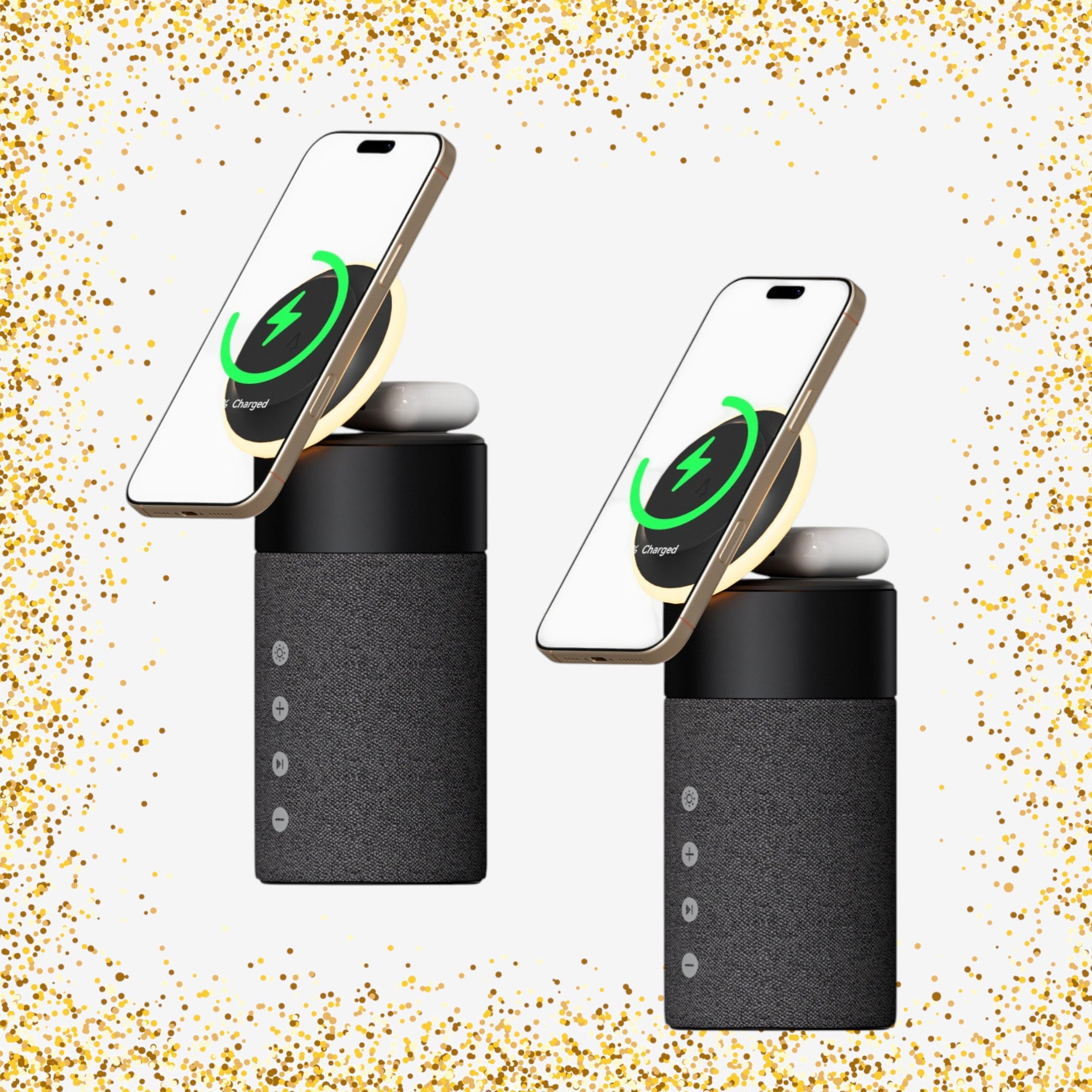 Duo Pack - Halo Bluetooth Charging Speakers