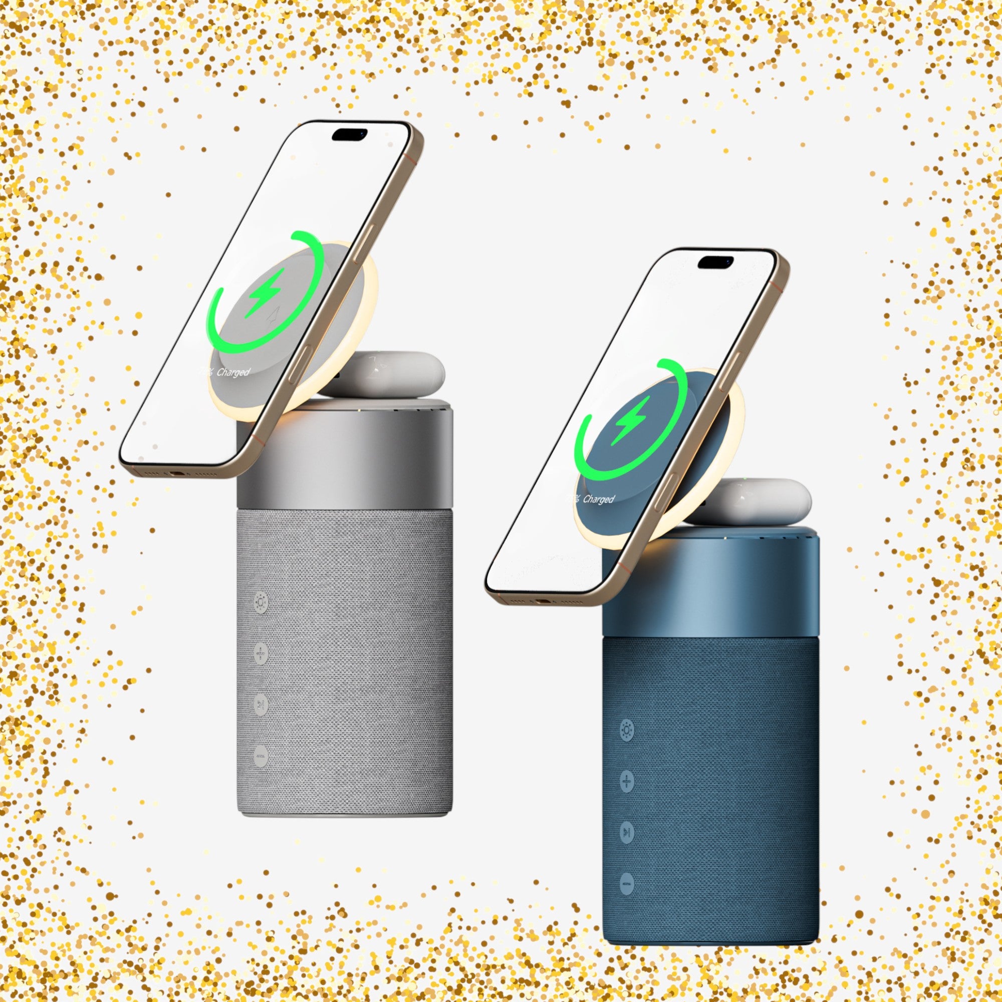 Duo Pack - Halo Bluetooth Charging Speakers