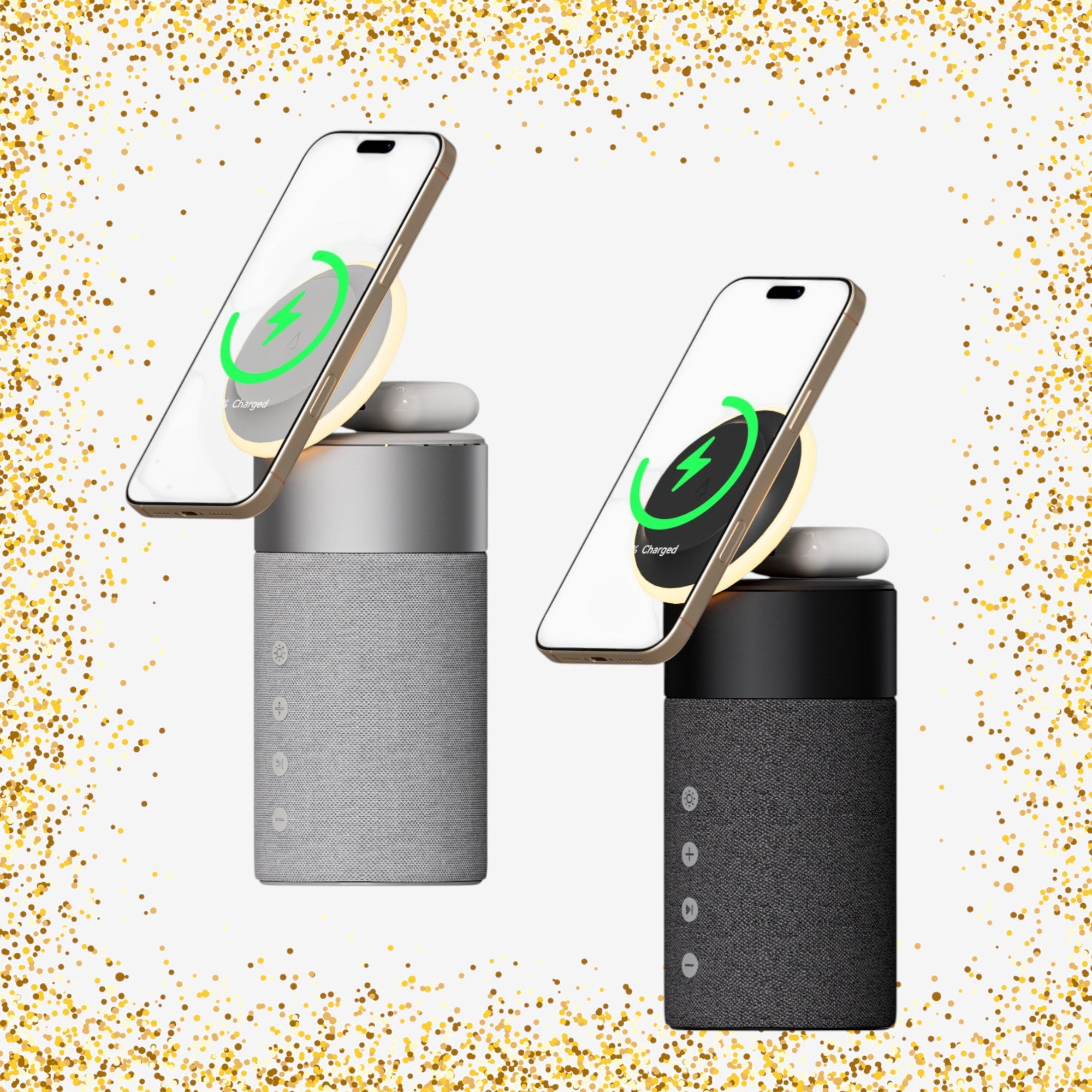 Duo Pack - Halo Bluetooth Charging Speakers