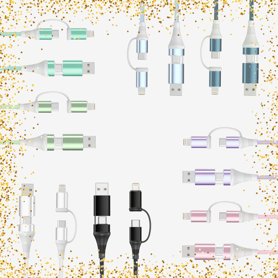 Super Pack - 4-in-1 Universal Fast Charging Cables