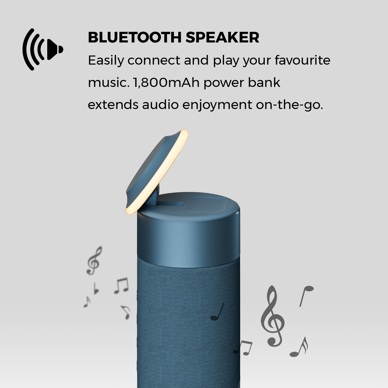 Halo Bluetooth Charging Speaker