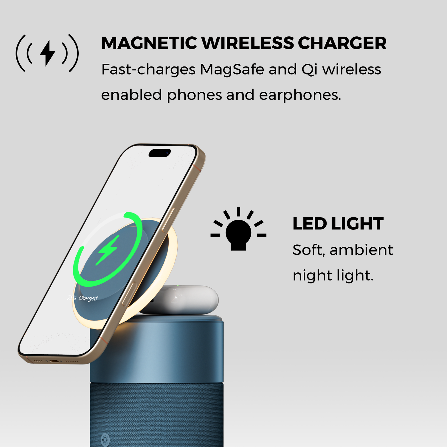 Halo Bluetooth Charging Speaker