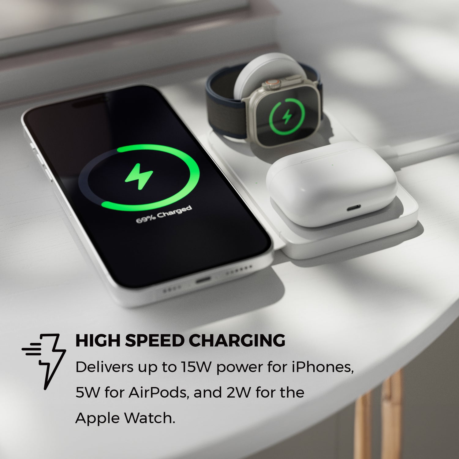 Duo Pack - Apollo 3-in-1 Apple Chargers